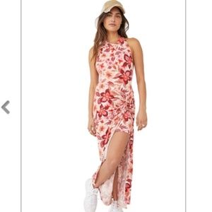 Free People Mimi printed maxi dress in light combo!